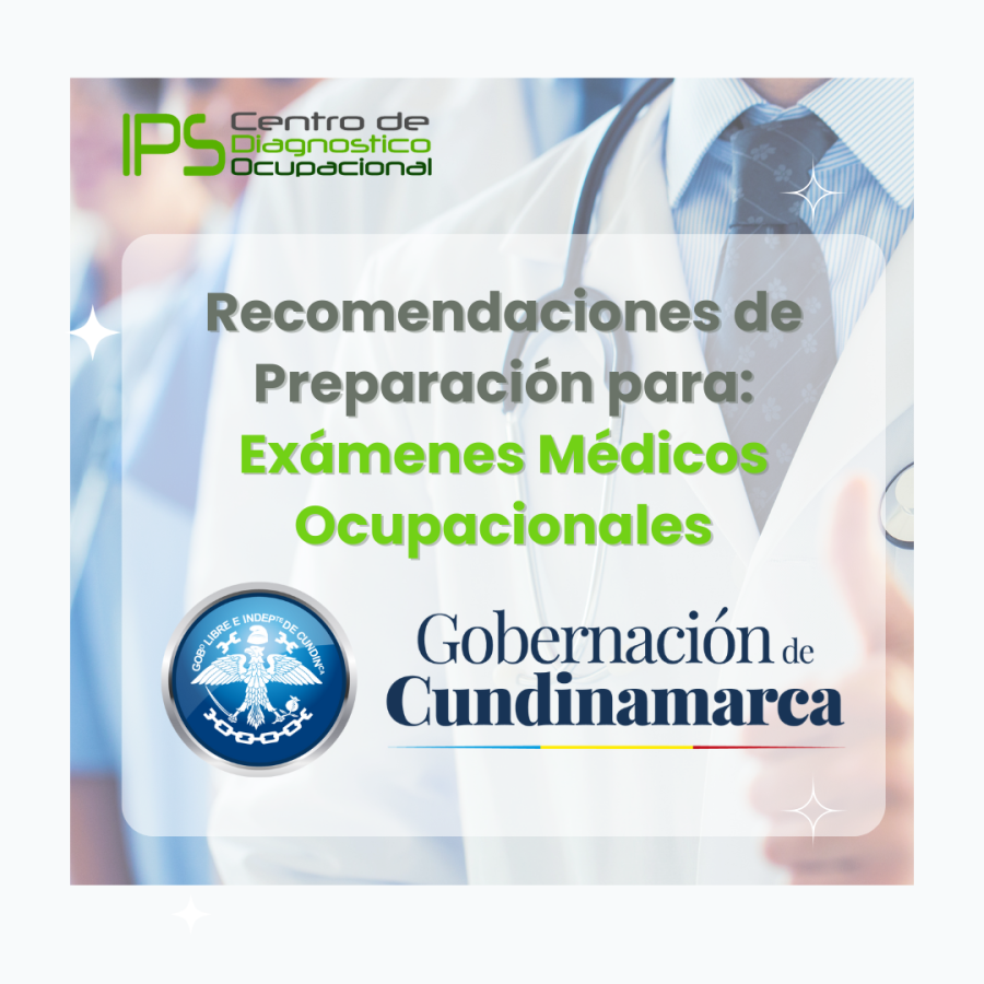 Recomendaciones Para Evaluaciones Medicas Ocupacionales GOBERNACION DE CUNDINAMARCA